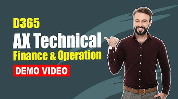 D 365 AX Technical Finance & Operations Recorded Demo Session  By Visualpath