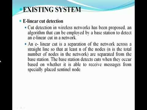 Cut Detection In Wireless Sensor Networks - John Bennet - YouTube