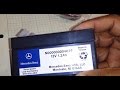 Mercedes Auxiliary Battery Change