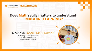 ML Math Clubs Day 1: Does Maths really matters to understand Machine Learning