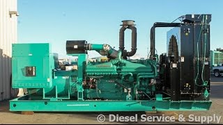 cummins 1500 kw standby diesel generator– 277/480 v, used genset #87139