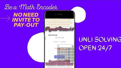 Paymath Proof of Income using Math Solving 100% Legit No Delay payout since day 1.