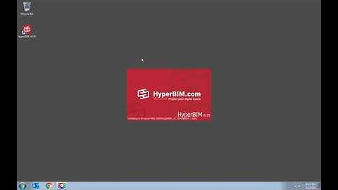 Setting the startup view of the HyperBIM Desktop Application