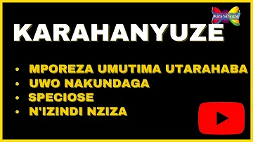 Karahanyuze mix: Ni wowe nahisemo ngwino umbere umufasha