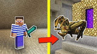 ЗЛОЙ МОНСТР ИЗ ПОРТАЛА ПРОТИВ НУБИКА В MINECRAFT ! НУБ ПОСТРОИЛ САМЫЙ ЗАЩИЩЕННЫЙ ДОМ В МАЙНКРАФТ