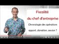 Fiscalit du chef dentreprise  donationapportcession ou apportdonationcession 