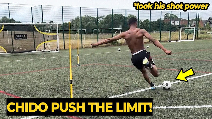 Chido Obi can't stop working hard on his FINISHING before joining Ruben Amorim squad for pre-season