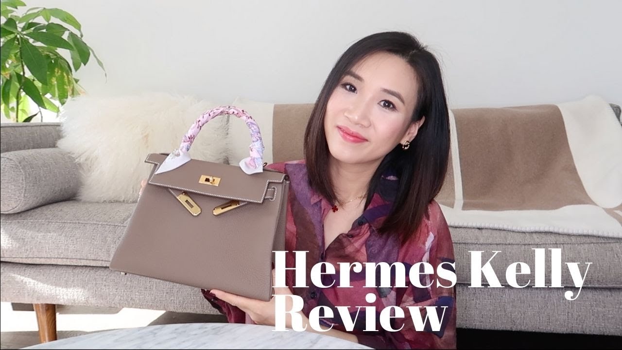 (Eng Sub) Hermes Kelly Bag Review | 爱马仕凯莉包测评｜小个子Kelly 28上身效果