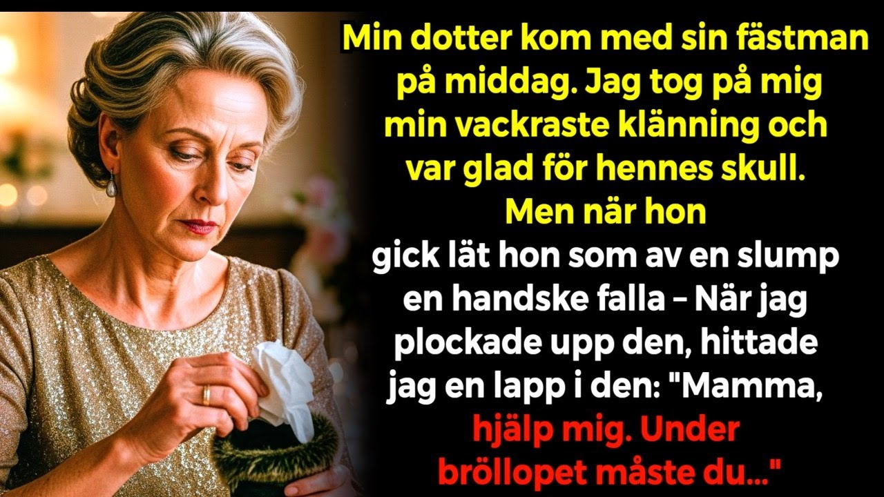 Mamma tog på sig finaste klänningen, lagade mat till dottern och hennes fästman – men till slut...