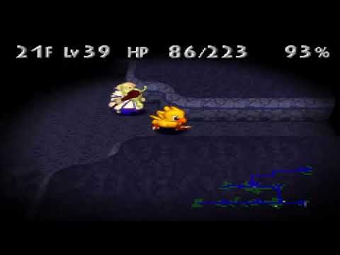 [i am ward stacker] Chocobo's Dungeon 2 Game Play - Level Up 3x! By the way that's Ramuh