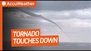 Drone Footage Shows Tornado Touching Down in Arkansas