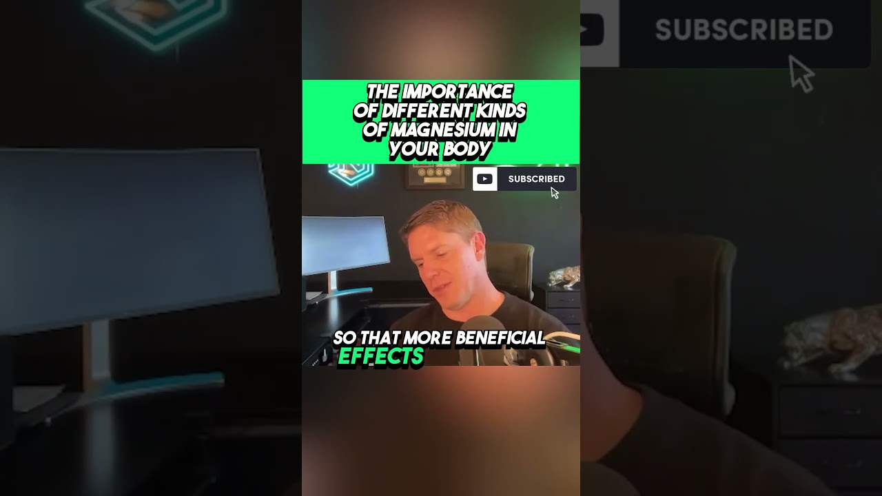 The importance of different kinds of magnesium #magnesium #magnesiumbenefits #shortsfeed #shorts