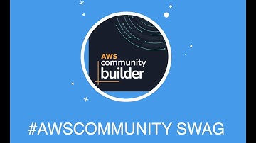 AWS Community Builders Swag unboxing!