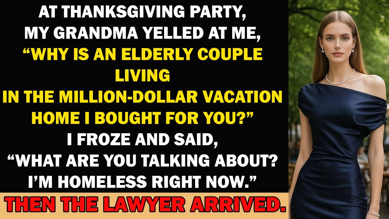 At Thanksgiving, My Grandmother Yelled At Me, But I Froze And Said, 