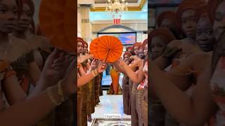 A Classy Ghanaian Bride and Bridesmaids on Wedding Day: #beautiful #wedding #viral #trending #yt