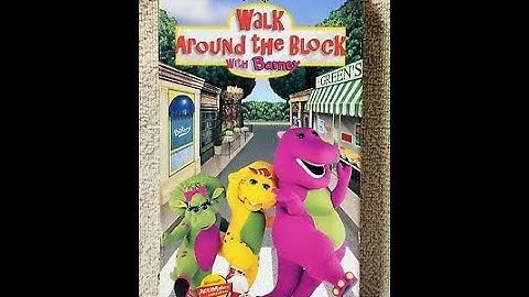 Opening & Closing to Walk Around The Block With Barney 1999 VHS