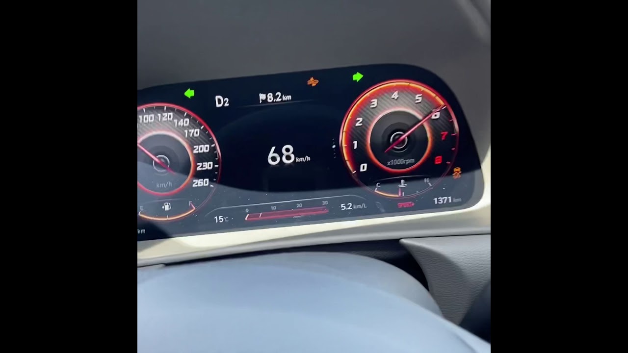 현대 쏘나타 N 라인 런치 컨트롤 (0-100km/h) Hyundai SONATA N Line Launch Control ...
