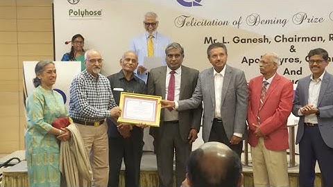 Mr  R  Ramkumar being conferred the NIQR Fellowship