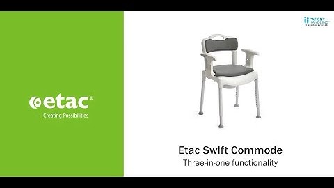 Etac Swift Commode Three in one Functionality