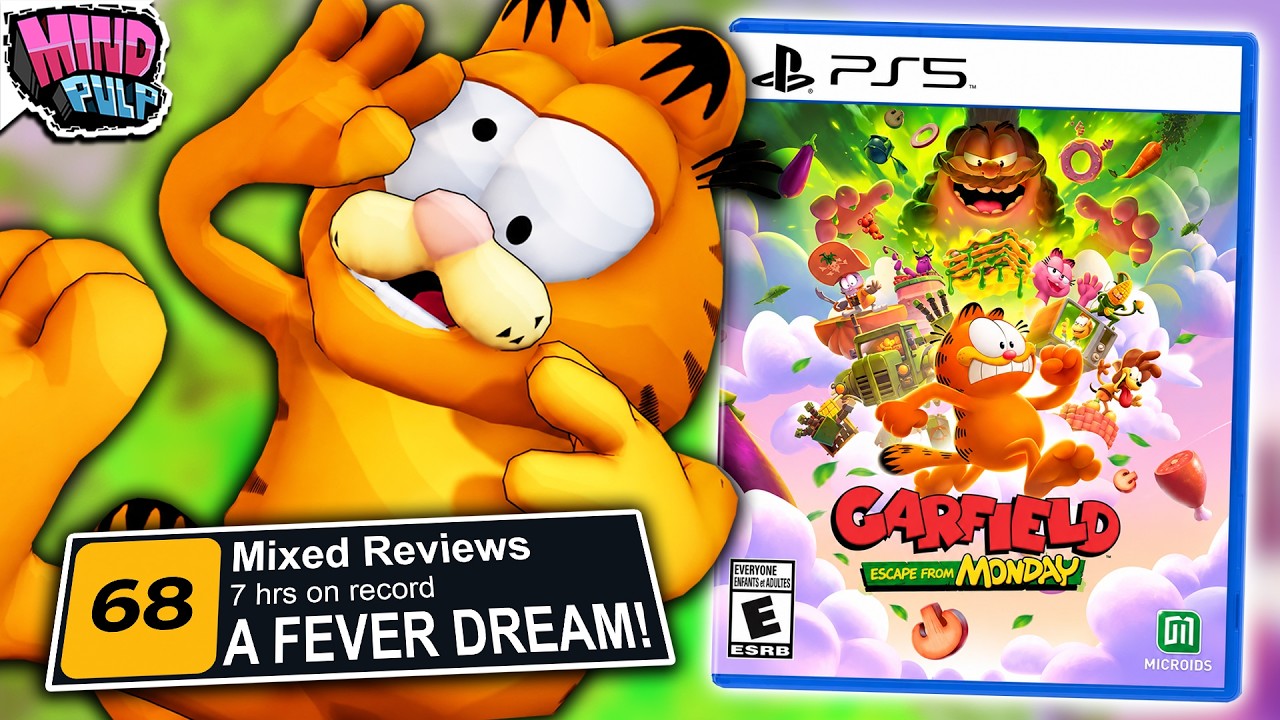 the NEW Garfield game is a fever dream