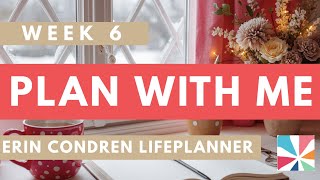 Week 6 | PLAN WITH ME! | Feb. 2-8 | Vertical and Dashboard Layouts | “Lovely Cottage” Theme