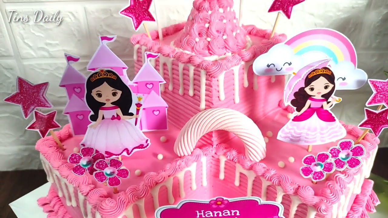 Kue Ultah Tingkat Sudut Little Princess