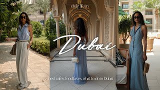 Life In Dubai Vacation Outfits, Fave Cafes, Food & Hotel , Beach Days Vlog