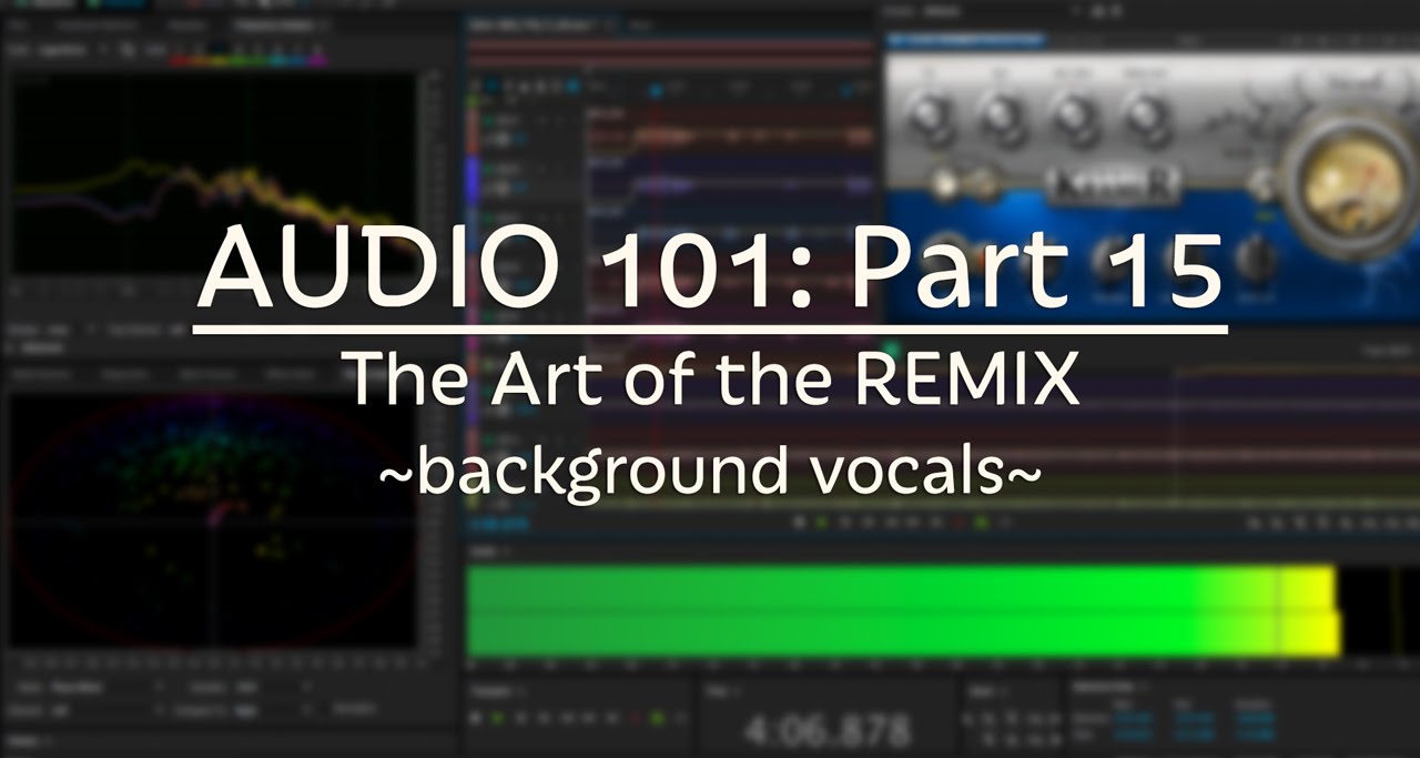 How to Remix Background Vocals (Audio 101 Part 15) YouTube