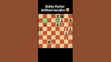 Chess Puzzle Checkmate | Bobby Fischer Queen Sacrifice