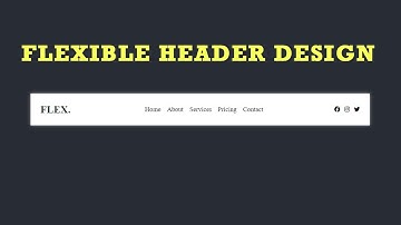 Learn CSS Flexbox 🎅🏻 and Flex Wrap Building Responsive Website Header Design #flex #wrap