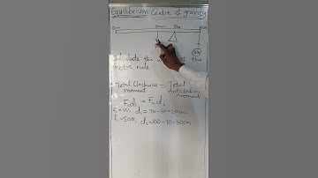 Calculate force in Equilibrium (2)