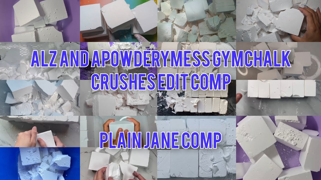 Fresh gymchalk crushes edit comp by two creators | @alzasmr & @APowderyMess | crunchy, soft gymchalk