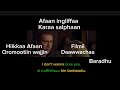 Learn English Through Movies Daily Expressions With Afaan Oromoo Translation 