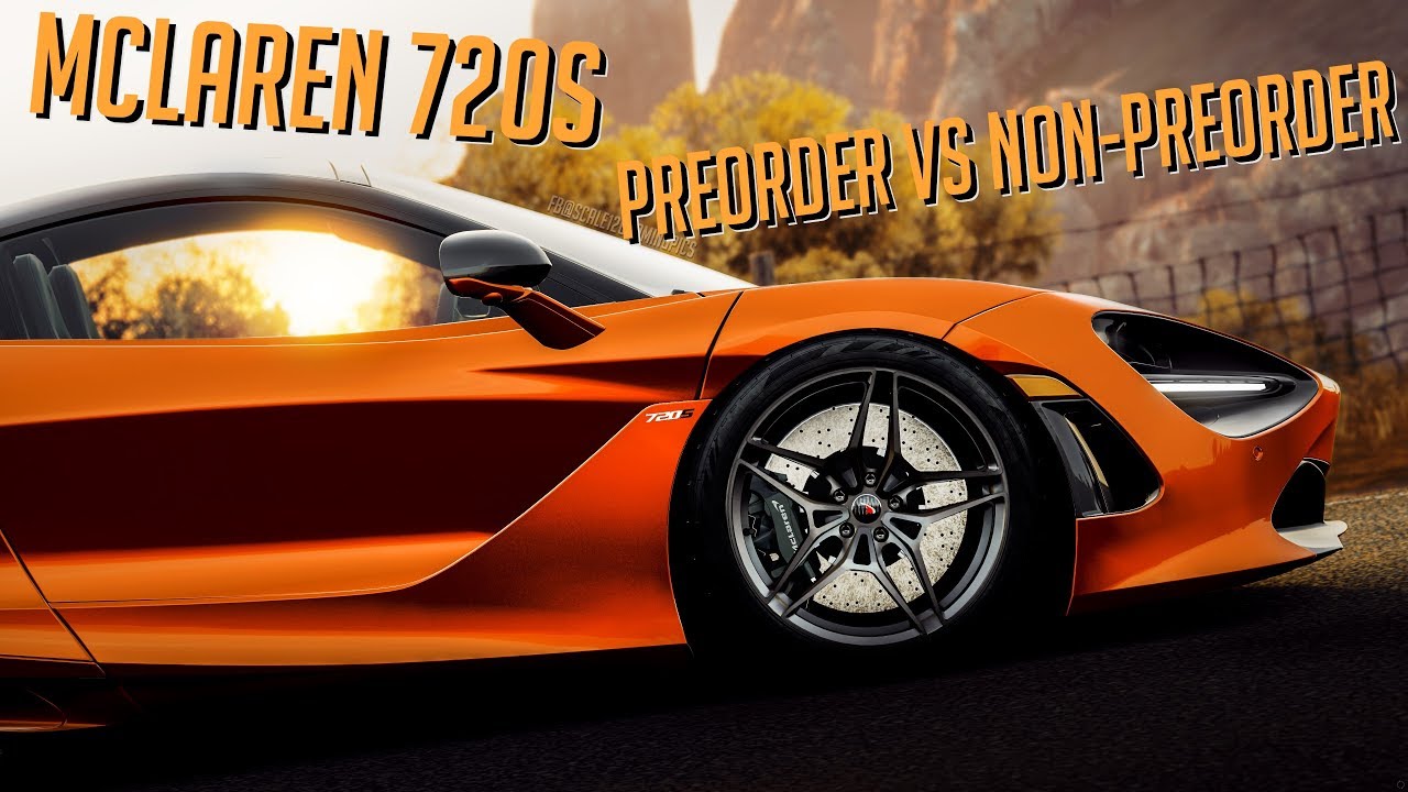 Forza Horizon 4 Preorder Car Comparison McLaren 720S 4K
