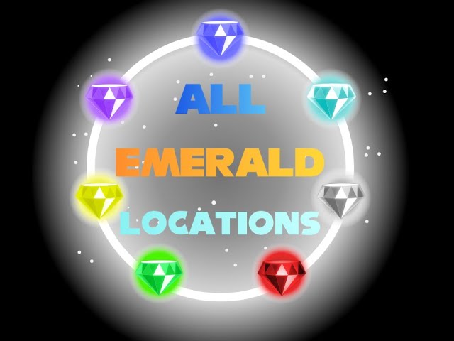 roblox sonic ultimate RPG tutorial- all emeralds locations and