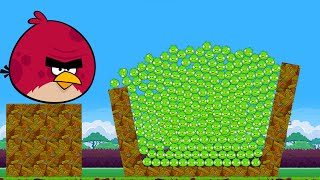 Angry Birds Maker - 1 Birds vs 99999 Pigs Random Challenge Levels (Part 1) screenshot 3