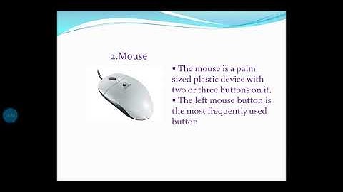 Std:5 Sub:Computer Ch:1 Functions and parts of a computer(Part-2)