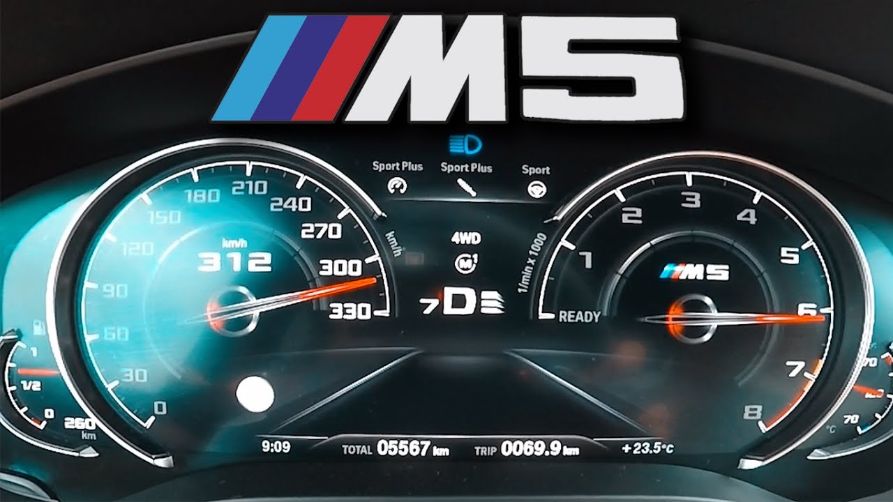 0-310 km/h | BMW M5 F90 TOP SPEED and Acceleration TEST✓ - YouTube