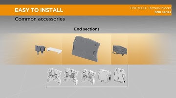 TE Connectivity ENTRELEC SNK Series Terminal Blocks Common Accessories