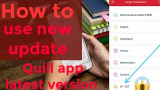 how to use update Quill app latestversion,SSC,CBSE,ICSE student goodnews for CET preparation bestapp screenshot 5