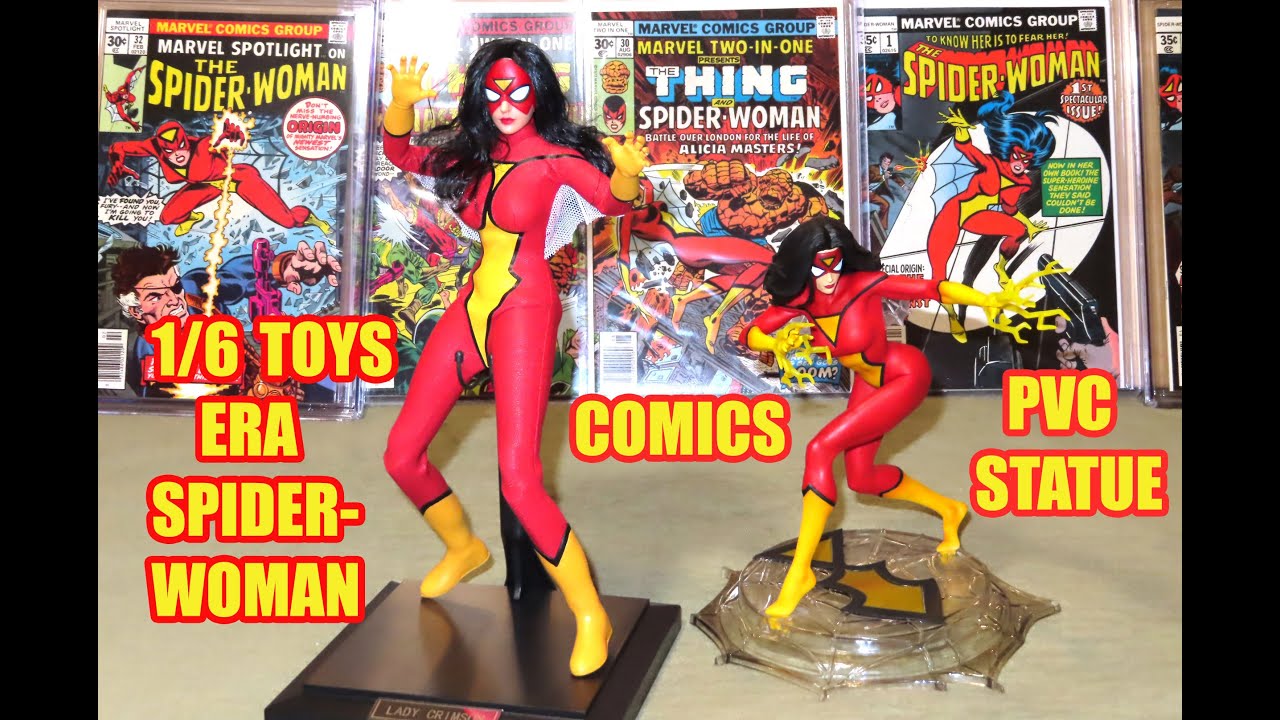 1/6 Toys Era SPIDER-WOMAN, Diamond Select Gallery PVC Statue