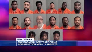 Montgomery sex trafficking investigation nets 15 arrests