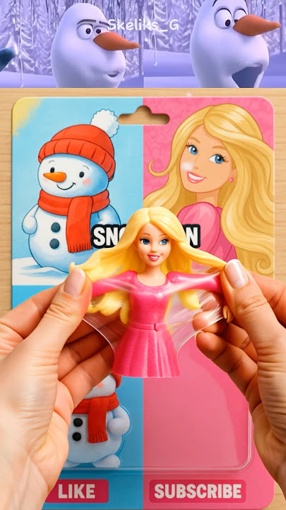 Unboxing Olaff Frozen x Barbie part 3 #barbie #frozen #olaff