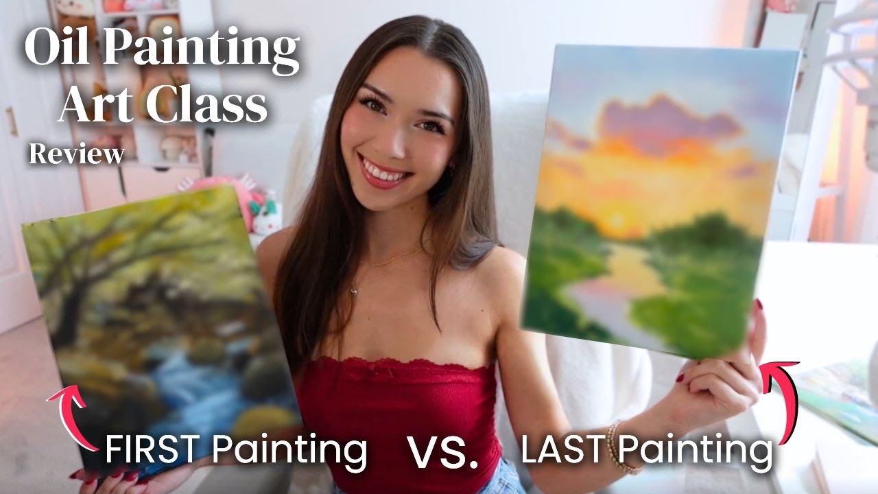 I Took an Oil Painting Class !! (My First Art Class EVER) ♡ Beginner Artist Advice