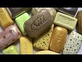 Dyed soap 💛 Cutting dry soap 💜 ASMR video # 308 (no talk🤐)