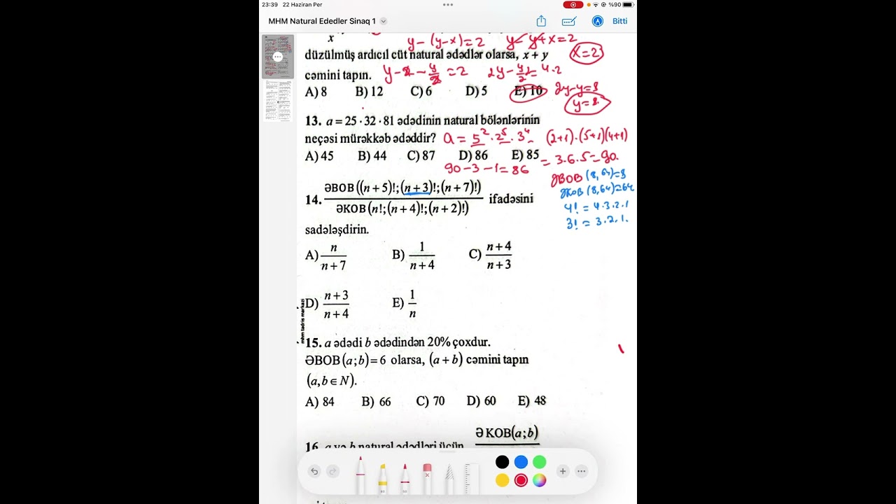 MHM natural ededler Sınaq 1