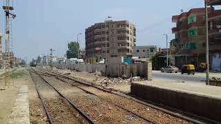 دخول قطار 380 محطة البوها بمركز كفر صقر