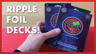 *3 RIPPLE FOIL DECKS* Chaotic 2007 Beta Starter Deck Opening!