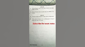 KUK University Critical Theory MA English Question Paper #english #englishliterature #notes
