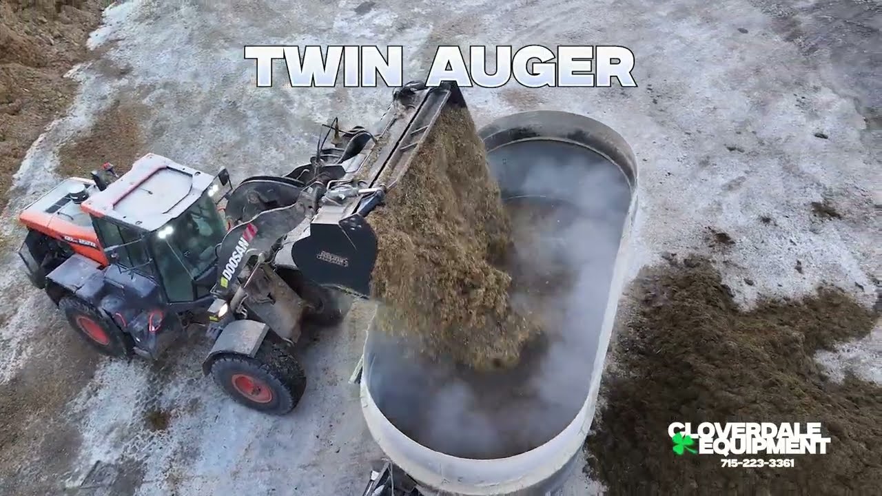 Mahr Brothers Farm TMR Mixer  || Cloverdale Equipment